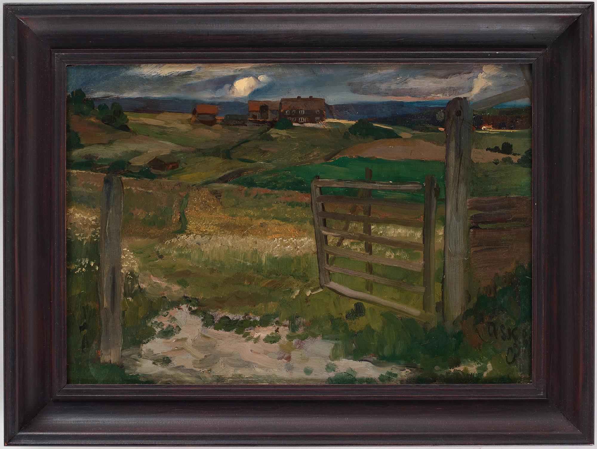 Eilif Peterssen, Afton, övre Ask.