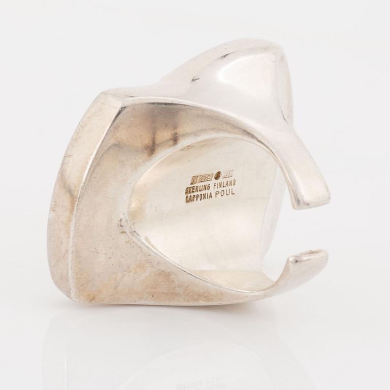 Poul Havgaard, Lapponia, ring, sterling silver.