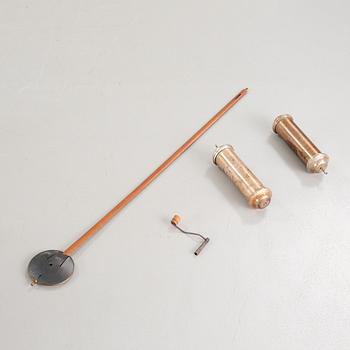 A grandfather clock by Carl Lindbergh in Söderberke, dated 1821.