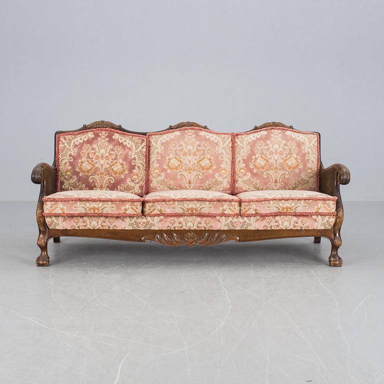 SOFFA, Chippendale, 1900-tal.