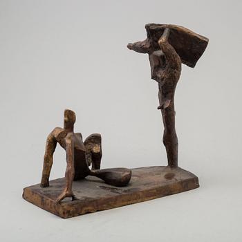 WILLY GORDON, sculprure, bronze, signed 16/25. Dated -84.