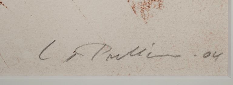 LAILA PULLINEN, litografi, numrerad Tait.ved. 2/2, signerad och daterad -04.