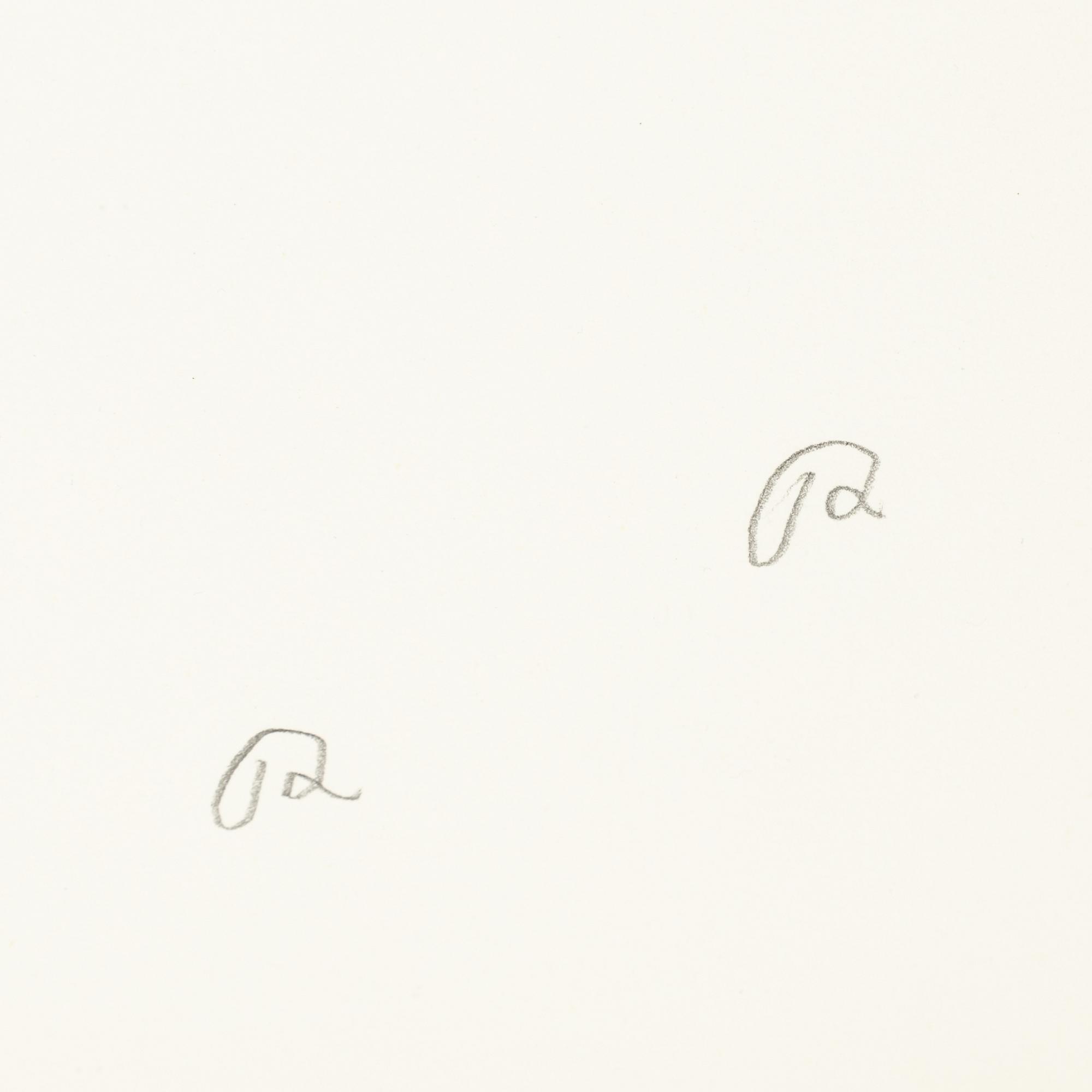 Roger Risberg, indian ink drawing, signed. Executed in 2008.