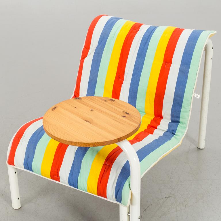 VILSTOL MED BORD, IKEA. INKÖPT 1985.