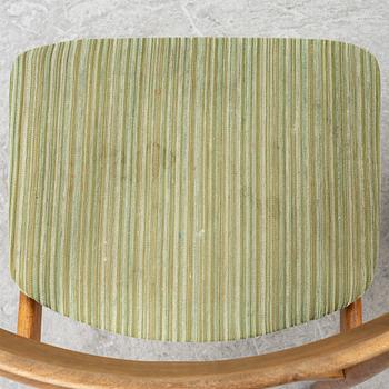 Henry Rosengren Hansen, chairs, set of 6, Brande Møbelfabrik, Denmark, 1960s.