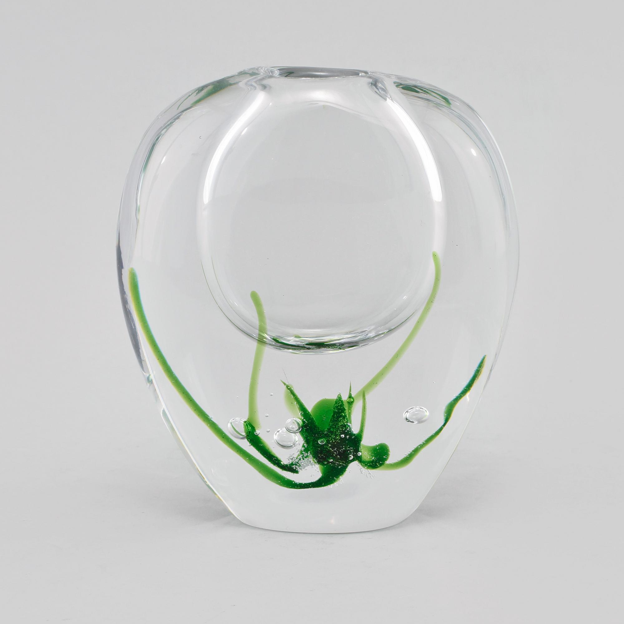 VAS, glas, Vicke Lindstrand, Kosta, 1900-talets andra hälft.