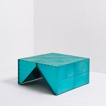 David Taylor, a unique coffee table, "Aluminium Coffee Table", Studio Mellösaverken, Sweden, 2025.