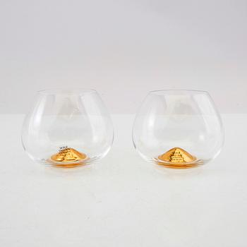 Ingegerd Råman, 7 cognac glasses from Skruf.