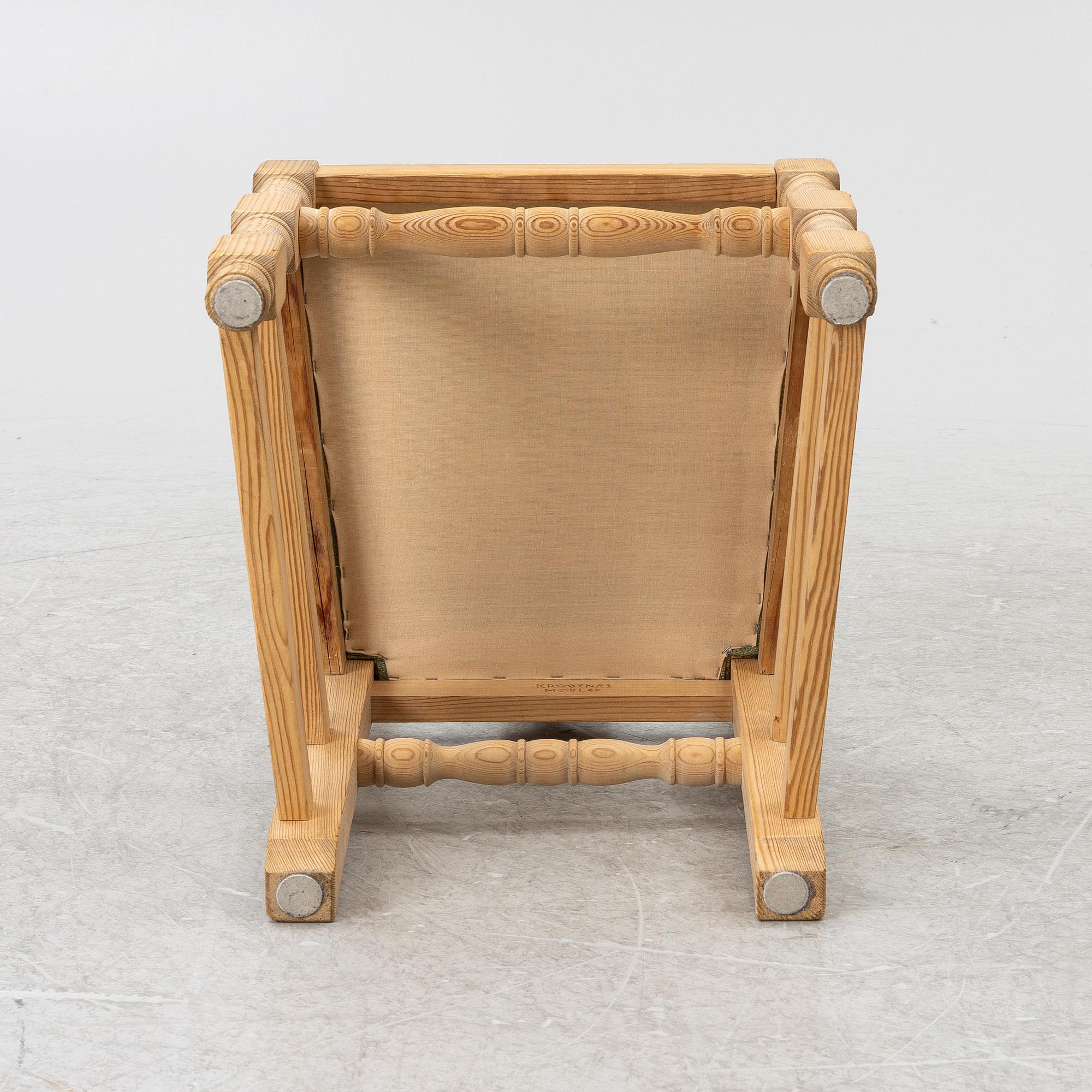 Dining group, 8 pieces, Krogenäs, Norway, second half of the 20th century.