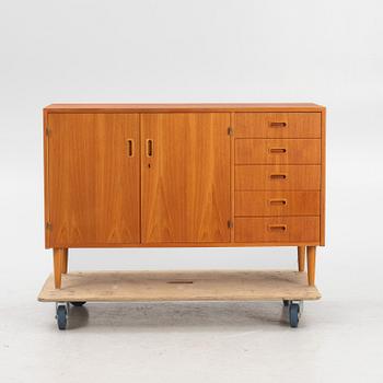 A teak-veneered sideboard, 1950's/60's.