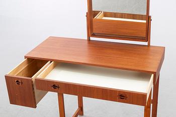 SMINKBORD, teak, 1960-tal.