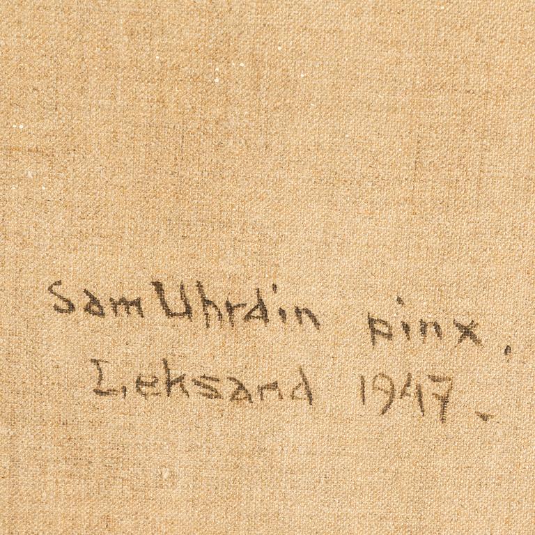 SAM UHRDIN, Oil on canvas, signed and dated 1947.