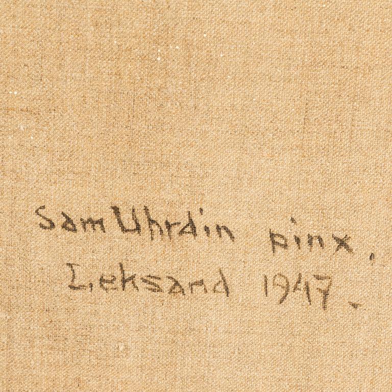 SAM UHRDIN, Oil on canvas, signed and dated 1947.