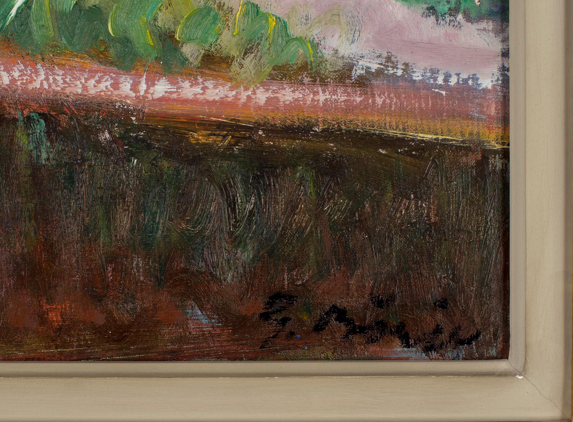 GIDEON BÖRJE, olja på duk, signerad.