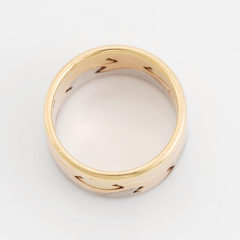 Georg Jensen, "Fusion". Rings 3 pieces, 18K gold, Nina Koppel.