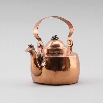 KAFFEPANNA, koppar, 1800-tal.