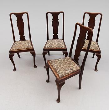 STOLAR, 4 st, England, 1900-talets första hälft.