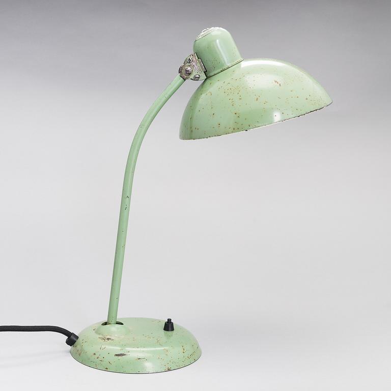 Christian Dell, a 1930/1940's '6556' table lamp for Kaiser-Idell, Germany.