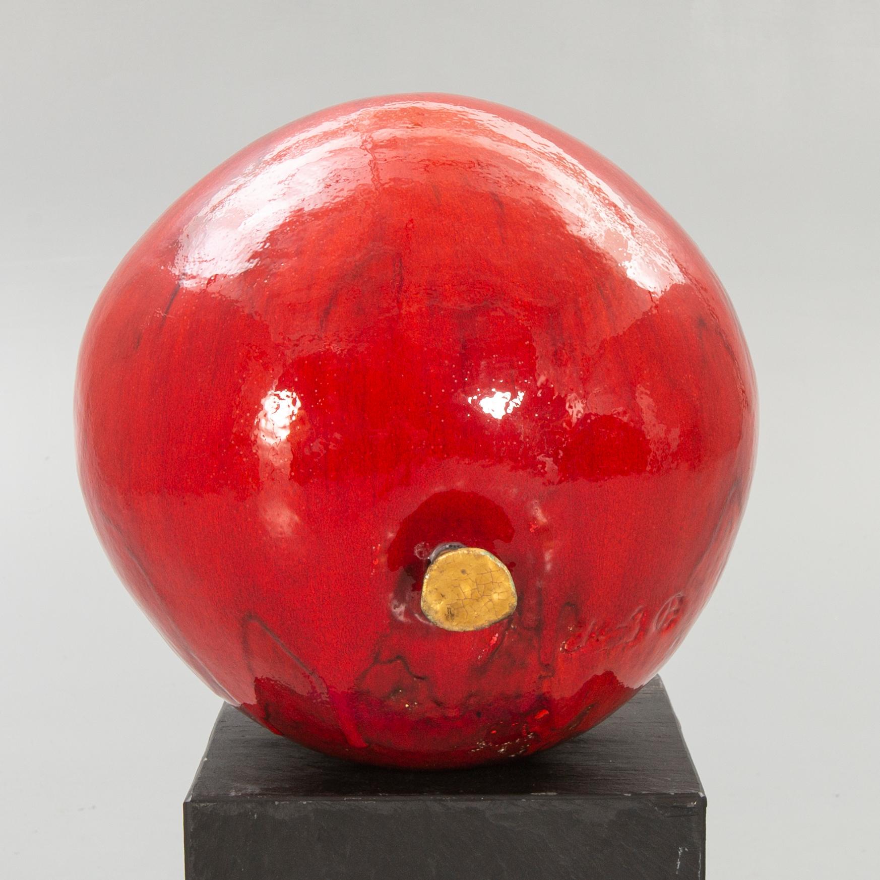 Alf Ekberg, a signed stonewear sculpture.