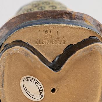 Lisa Larson, two stoneware figurines, including 'Japanska', Gustavsberg and K-Studion.
