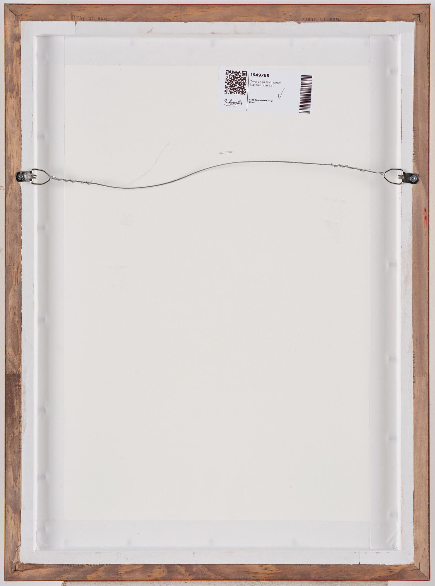 Tora Vega Holmström, Nude Study.