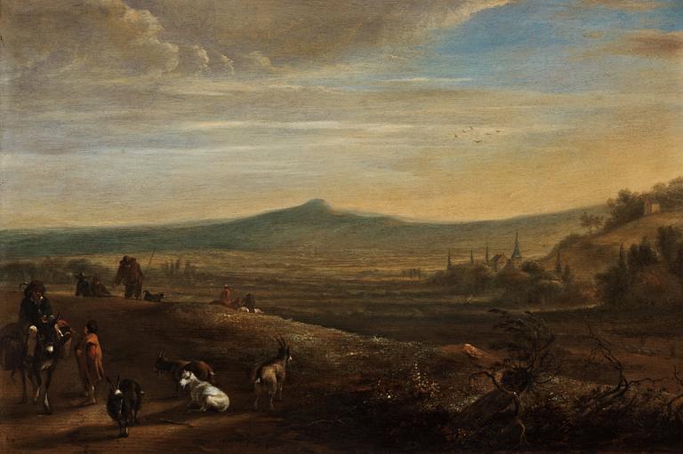 HENDRICK VERSCHURING, Olja på pannå, signerad.