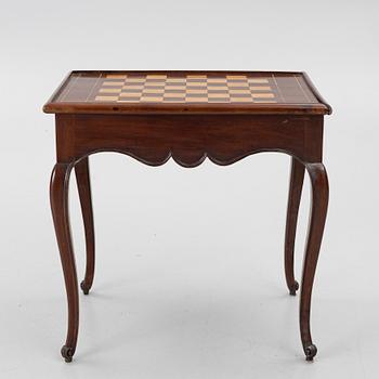 Table/game table, Rococo style, 19th century.