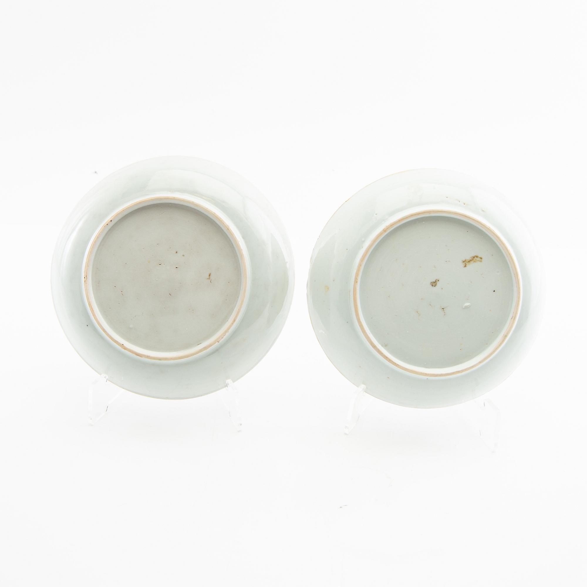 Fat 2 st Kina 1700-tal porslin.