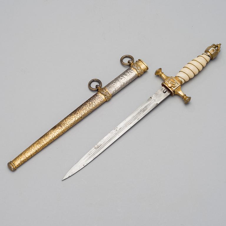 A GERMAN NAVAL DIRK END OF 19TH CENTURY.