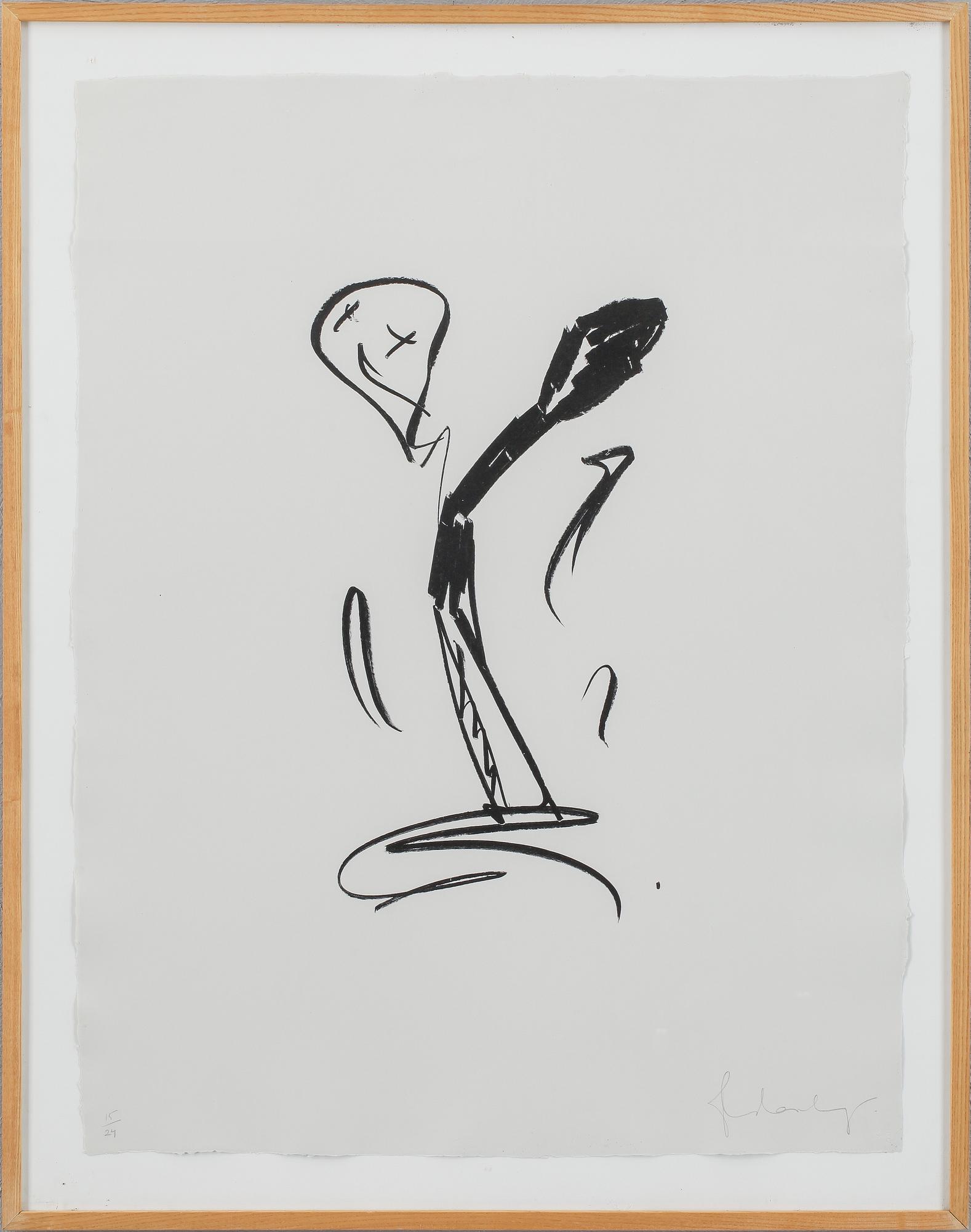 CLAES OLDENBURG, färglitografi, sign och numr 15/25.