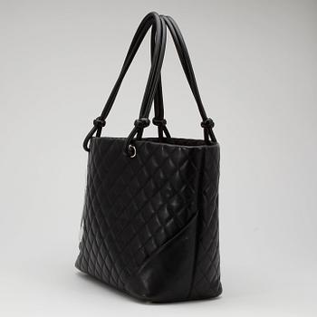 CHANEL, a black quilted leather "Shopping bag".