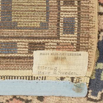 MÄRTA MÅÅS-FJETTERSTRÖM, MATTA, "Hästhagen", flossa, ca 370 x 220,5 cm, signerad MMF.