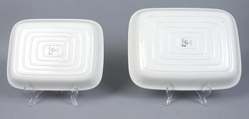 SERVISDELAR, 4 delar, flintgods, "Picknick", Marianne Westman, Rörstrand.