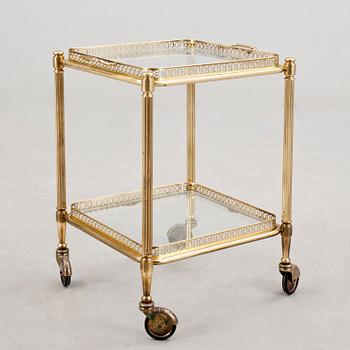 SERVERINGSVAGN, mässing, 1900-talets andra hälft.