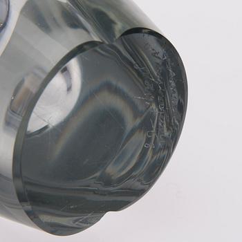 VAS, glas, signerad K. Franck Nuutajärvi Notsjö -58.