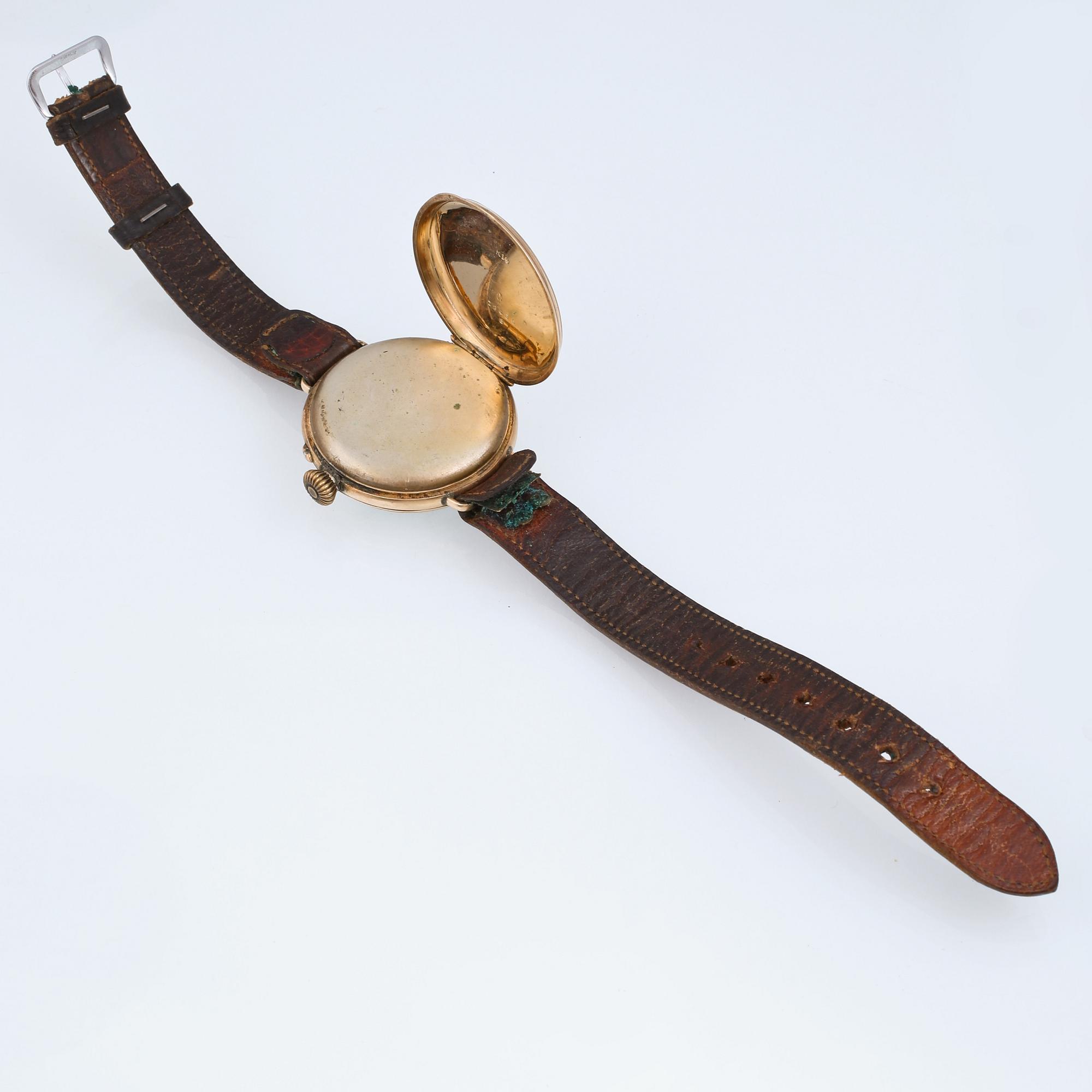 ARMBANDSUR, 14 k guld, 1900-talets första hälft.