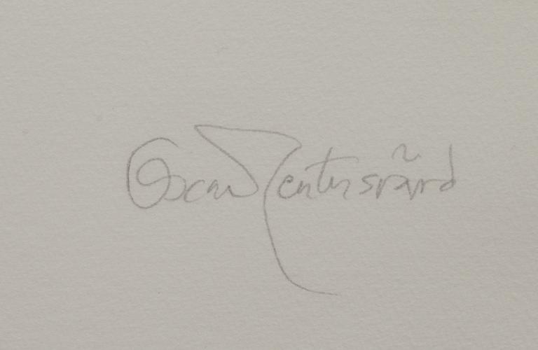 OSCAR REUTERSVÄRD, färglitografi, signerad och numrerad 66/200.