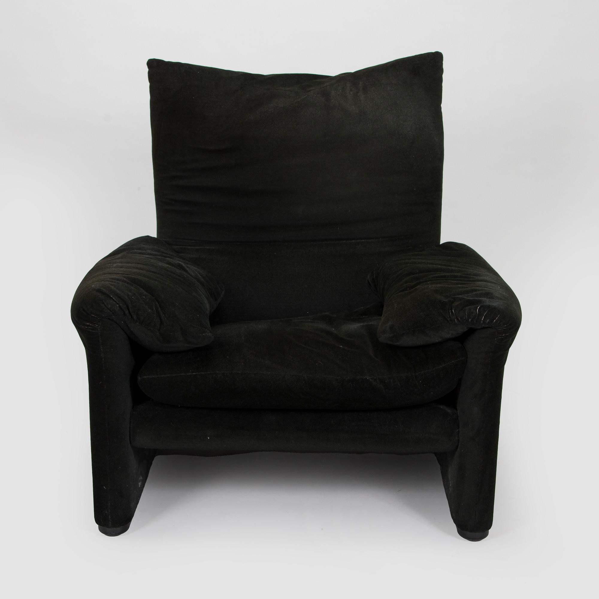 Vico Magistretti, nojatuoli, "Maralunga", Cassina, Italia.