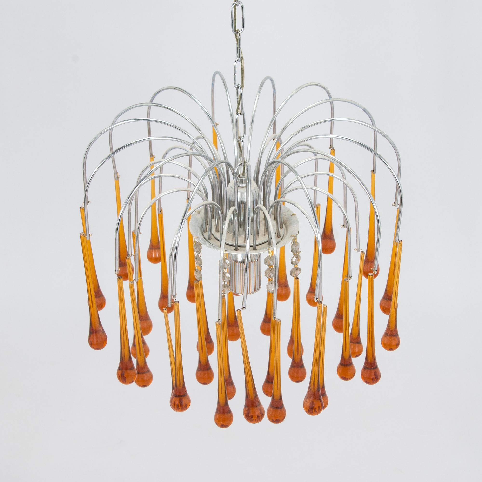 Taklampa, Murano, 1900-talets slut.