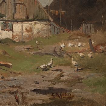 Gustaf Rydberg, Fishing village.