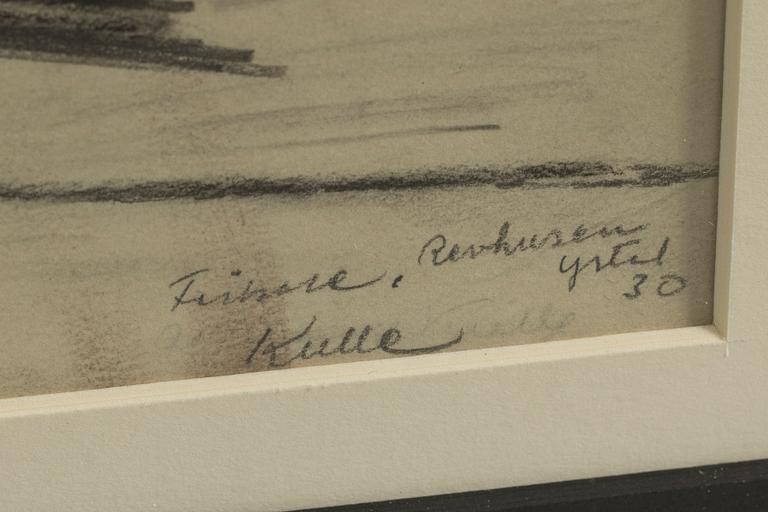 Axel Kulle, Coastal scene, Baron Rehusen, Ystad.