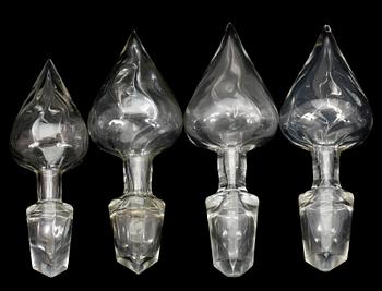 GLASSERVIS, 113 delar, 1800-tal.