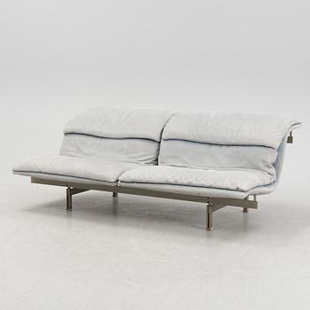 Giovanni Offredi, a 'Wave' suede sofa, Saporiti, Italy.