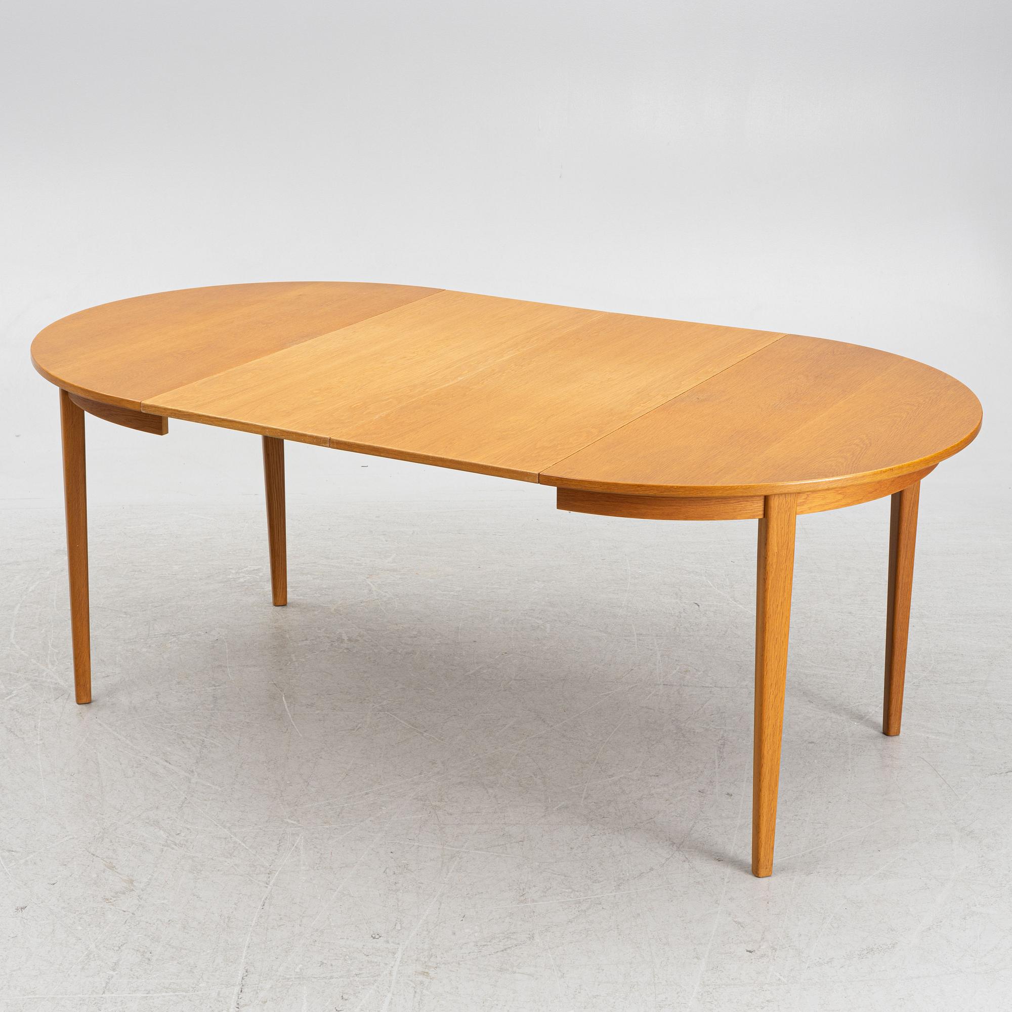 Carl Malmsten, a five-piece 'Solna' dining suite, second half of the 20th Century.