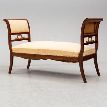 A Swedish bench, formerly owned by the Swedish Royal family, Bernadotte, second half of the 19th century.