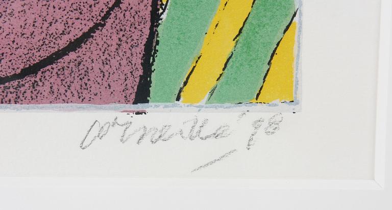 CORNEILLE, BEVERLOO. Serigrafi, sign o numr 85/150.