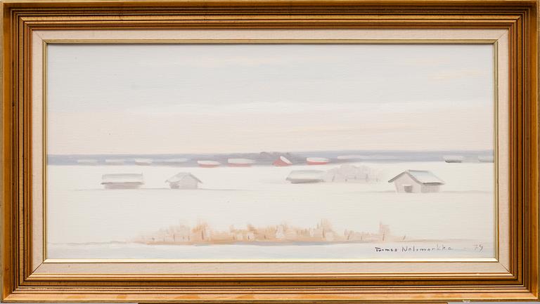 TUOMAS NELIMARKKA, öljy kankaalle, signeerattu ja päivätty -79.