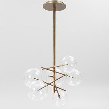 Massimo Castagna, a "Bolle 6" ceiling lamp, Gallotti & Radice, Italy, after 2014.