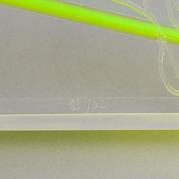 Axel Knipschild, multiple, plexiglass, signed and numbered 29/32, dated 1975.
