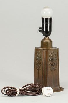 BORDSLAMPA, 1900-tal, Kunst Erzgiesserei, Wien.